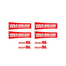 TE37 SL Volk 레이싱 광선 엔지니어링 스티커 JDM 바퀴 용 8pcs 휠 림 데칼, 05 YELLOW