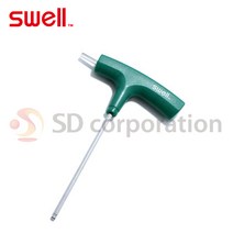 SWELL 스웰 2way 볼 육각렌치 (inch) BAT-732 7-32인치, 1개
