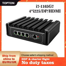 스틱PC 초 미니 PC MINIPC 안드로이드 피시 11 세대 인텔 i7 1165G7 펜티엄 7505 4 i225 2.5G LAN DDR4 NVMe DP 셀러론 N5105 팬리스, Celeron N5105, 미국, No Ram No Storage