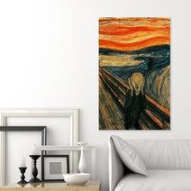 위wjr_명화그림 뭉크 대표작 캔버스액자 절규 인테리어 예쁜 예쁜벽걸이 업소 홈인테리어♥hspirit, ♥hspirit25x40cm
