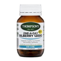 Thompson's One-A-Day Bilberry 12000 뉴질랜드 톰슨스 원어데이 빌베리 12000 60캡슐