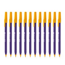 모나미 153 스틱 비비드 볼펜 0.7mm 1타(12개입), 바이올렛(12개입)