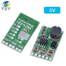 변환기 dcTZT 3.5A DC-DC 컨버터 모듈 벅 스텝 다운 전압 레귤레이터 보드 4.5V-27V ~ 3V 3.3V 5V 6V 7.5 9, DD2712SA 3V, One Size