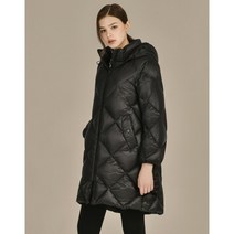 골프 여성 프리미엄 블랙 탈착후드 구스다운 점퍼 DNJU3D905BK