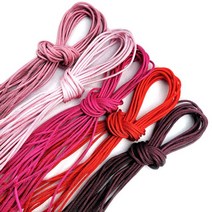 패브릭샵 전통 매듭끈 인견사1.5mm 450cm 25컬러, 레드