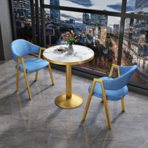 2인용 부부테이블세트 2인 원형 티테이블 식탁 탁자 의자 세트 800 600, L