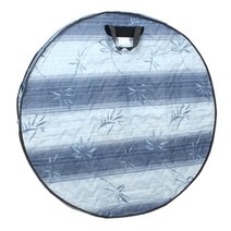 남원공방 원형상커버 지름 91 82 76 _ 3중누빔 교자상커버 밥상커버, 06_원형 70(디자인청색)