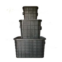 우수멘홀 맨홀 오수받이 소형 분리기 배수 통 배관, 검정