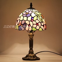 스테인글라스 조명 수입식탁등 스테인드글라스 스탠드 갓등 앤틱 무드등, 전원 스위치 버튼, O