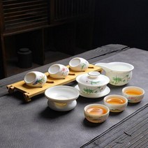 차판 다도 수제 세라믹 두꺼운 화상 방지 중국 차 가정용 환대, 5.Picture Style