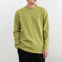 [키작은남자] 버블 메이오 무지 기모 티셔츠