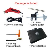 열선커터기 우드락 폼보드 스티로폼 KS EAGLE 휴대용 전기 핫 나이프 스폰지 커터 전문 열 절단 도구 와이어, 13.EU - FC200 B04 G04