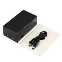 가정용UPS다목적 미니 UPS 배터리 5V 2A 44.4W 백업 보안 대기 전원 공급 장치 무정전 111x60x43mm, 한개옵션0