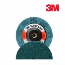 3M SC디스크 100mm 부직포연마재 페인트제거 연삭날 그라인더날추천 연마돌 절단제, MED 180방 적색