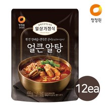 청정원 일상가정식 얼큰알탕 450g x12개1box 생일 선물 1위, 12개