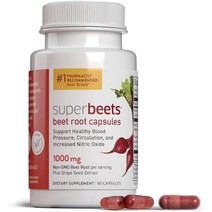 슈퍼 비트 루트 캡슐 1000mg, 3개, 90캡슐
