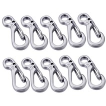 10pcs 미니 카라비너 스프링 백팩 클라스프 열쇠고리 캠핑 보틀 후크, 유형2