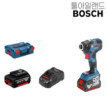 보쉬/GDX 18V-200/충전 임팩트 드라이버 렌치/5.0Ah/세트, 1개