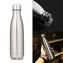 리시안제이 실버 유광 진공 보온병 1L 냉온텀블러 텀블러물병