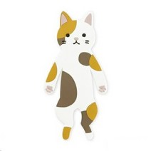 토요케이스 일본 동물 마스크 걸이 후크, 1개, 삼색고양이