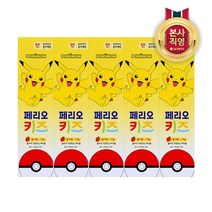 LG생활건강 페리오 키즈 3단계 치약 75g(피카츄) x 5개, 75g