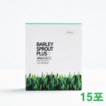 새싹보리 분말 차 국내산 100% 어린잎 보리순 뿌리 베타글루칸 가바 SOD효소 수경재배 저온건조 효능, 1박스, 15포