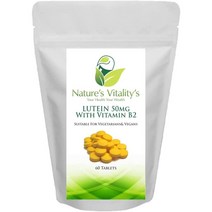 NATURES VITALITYS 루테인 50mg 비타민B2 아이 헬스 Natures Vitalitys Lutein Eye Health 60정