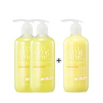 로더렛 컬러핏 헤어 샴푸 2개+트리트먼트 1개 더일랑가든 500ml, 단품