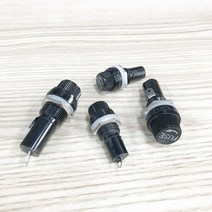 원통형 유리관 퓨즈홀더 휴즈 5x20 6x30 전원차단 파워뱅크, FH-30 (6X30)