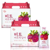 참든 유기가공인증 HACCP 유기농비트즙 100ml 60포-비트바르게, 상세설명 참조, 없음