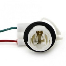 3156 LED 커넥터 2-와이어 하네스 소켓 턴 신호등 DRL 자동차 램프 홀더 조명 액세서리, 한개옵션1, 01 WHITE