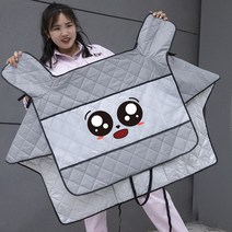 오토바이 스쿠터 배달 지붕 우산 차양막 덮개 우비 바람막이 윈드스크린 캐노피 가림막 햇빛가리개 여름용 선캡 봄가을 비에 가려 방수전지 -113511, 05.[업그레이드] 그레이 빅 윙 아이