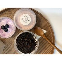 [그릭킹] 800억 유산균 단백질 2배 다이어트 / 떠먹는 꾸덕한 그릭요거트 ( 플레인 딸기 블루베리 망고 오레오)/ M 사이즈