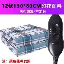 전기 장판 12V 24V 매트 캠핑 차박 여행용 온도조절 9단 스마트 조절 스위치 차량용 2인용 색상랜덤, 12V 150cmX80cm 2단계 스위치, 1개