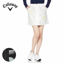 캘러웨이 여성 골프 플리스 방풍 프린트 치마 스커트 C21228208
