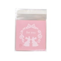 생일 축제 용품 50Pcs 귀여운 만화 동물 쿠키 캔디 가방 자기 접착 비닐 봉투 결혼식 비스킷 베이킹 선물 포장, [01] 7x7cm, [16] S16