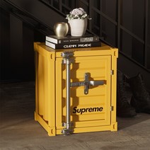 컨테이너 테이블 인더스트리얼 인테리어 철제 간지 사무실 가정용 미국식 창고형 폭 40CM, 전체 의상, 색상 크기 로고 변경 지원