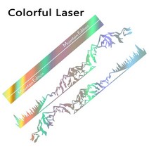 자동차 도어 사이드 스티커 Camper Van Mountain Edition Decals 액세서리 폭스 바겐 VW Transporter T4 T5 T6 Multivan Carave, 색상ful Laser+SWB