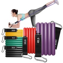 홈트 라텍스 단계별 튜빙밴드 택1 홈트튜빙밴드 고무밴드운동, 멀티튜빙밴드PRO 5단계 블랙