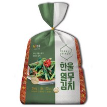 한울 열무김치 3kg 국산 반찬 포장김치, 6.6lb, 1팩