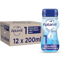 Aptamil 1단계 바로사용 액상분유 압타밀 영국분유직구 12x200ml, 200ml, 12개