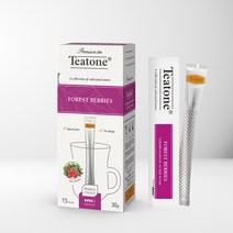 티톤 TeaTone 포레스트베리 허브티 스틱형 티백 1팩 15개입, 단품