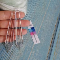 Camal 5pcs 100mm 투명 유리 크리스탈 고드름 타인 샹들리에 램프 프리즘 뾰족한 펜던트 비드 교수형 suncatcher 조명 부품