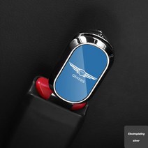 자동차 안전 버클 클립 벨트 플러그 스토퍼 현대 제네시스 g80 g70 g90 액세서리 스타일링, 02 GRAY