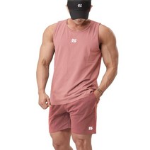 마라톤복 남성 여성 5월 달리기 러닝 마라톤대회 복장 신제품 남성용 러닝 셔츠/조끼 + 스포츠 반바지 조, 06 Pink_01 M
