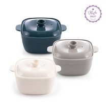 실리만 하모니 실리콘 만능 찜기 650ml 계란 오븐 전자레인지 에어프라이어 인덕션, 코코아그레이