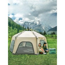 쉘터 리빙쉘 대형 천막 도킹 모기장 캠핑 방갈로 텐트 돔 글램핑, 버섯 텐트