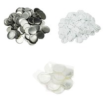 100pcs 58mm 핀 버튼 배지 메이커 공급 기계 흰색 버튼 배지 diy, type1