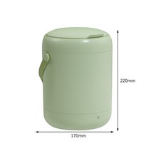 미니 세탁기 휴대용 캠핑 속옷 양말 여행 2.8l 여행 항균 터보 강력한 데스크탑 의류 세탁, 초록, 유럽 ​​연합