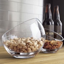코스토프 북유럽 스타일 원형 유리 스낵 요리 과일 셀러드 볼, 1개, D3(1500ml)